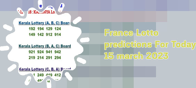 France lotto prediction for today