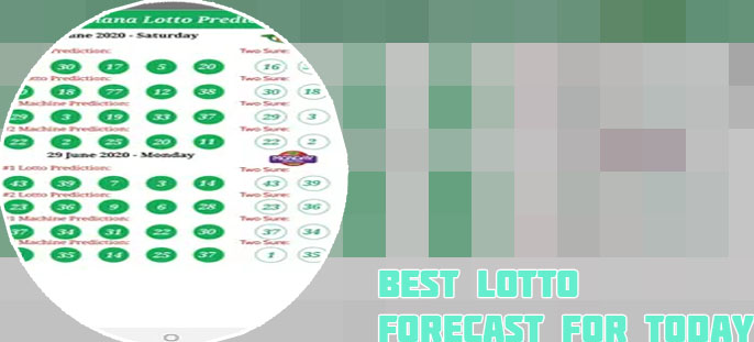 Lotto forecast for today