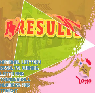 National lottery draw tonight results